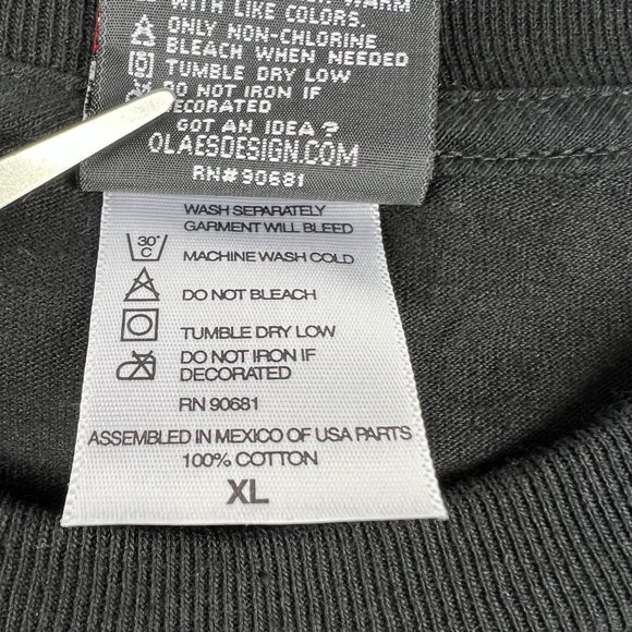 VTG ODM Rollin Hard Shirt Adult Extra Large Black Chevy La Bombita Chicano Tee - Picture 5 of 13